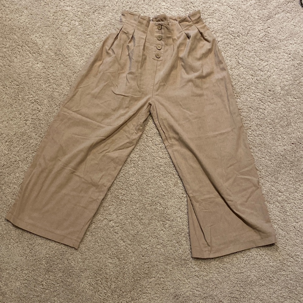 Iris paper bag waist pants